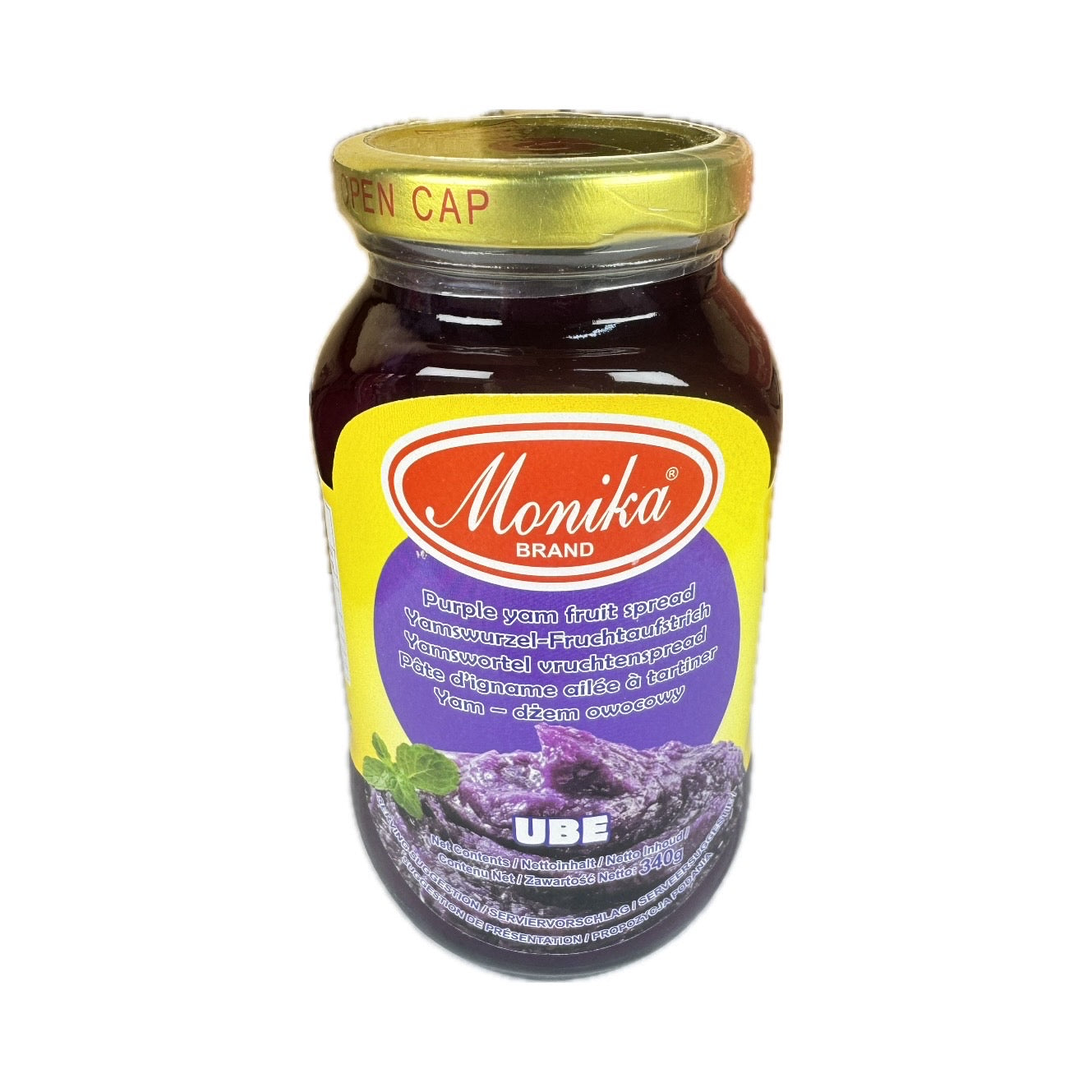 Monika Purple Yam Fruit Spread (Ube) 340g