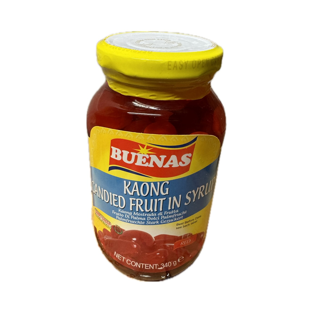 Buenas Palm Fruit (Kaong) Red in Jar 340g