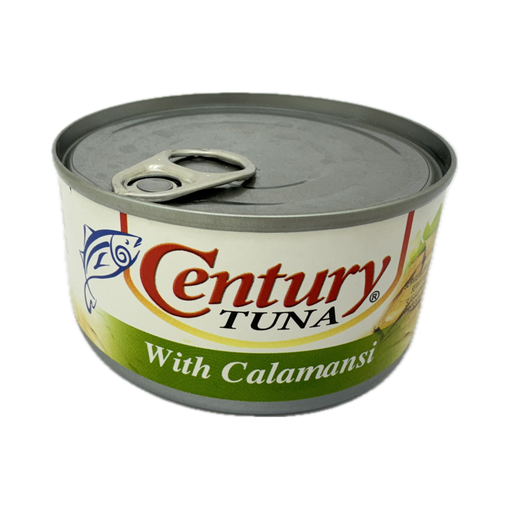 Century Tuna with Calamansi 180g – Tender tuna flakes infused with the refreshing citrus flavor of calamansi, offering a tangy twist to your meals.