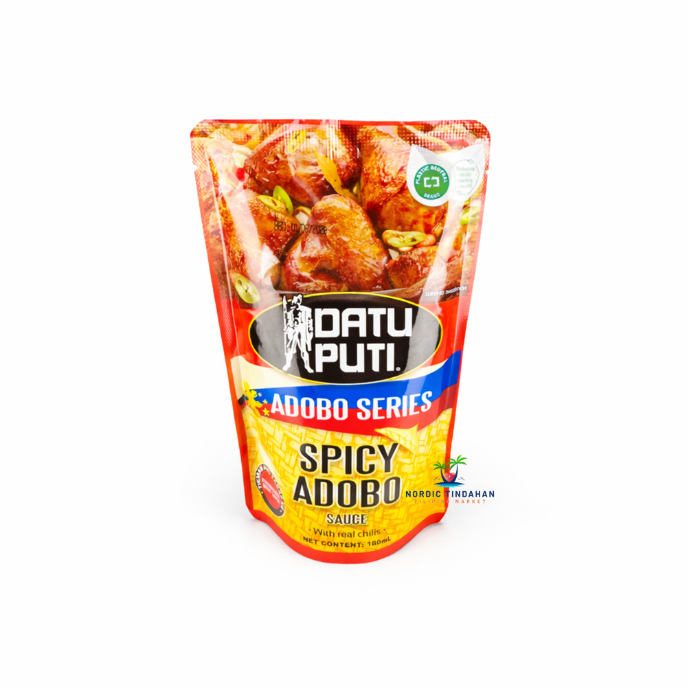 Datu Puti Spicy Adobo Sauce – authentic hot Filipino adobo sauce from the Pinoy market, perfect for bold and traditional Filipino dishes.