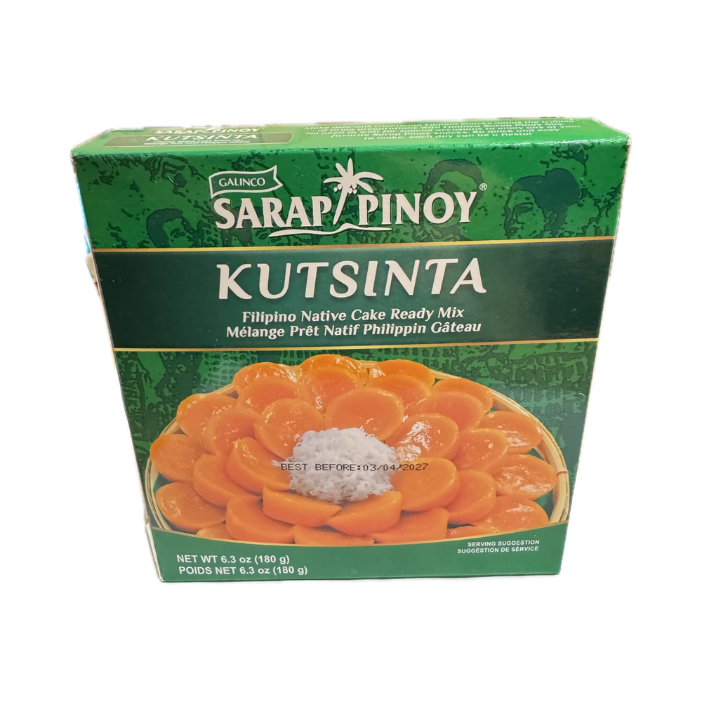Galinco Sarap Pinoy Kutsinta Mix 180g – Filipino rice cake mix for making traditional kutsinta dessert