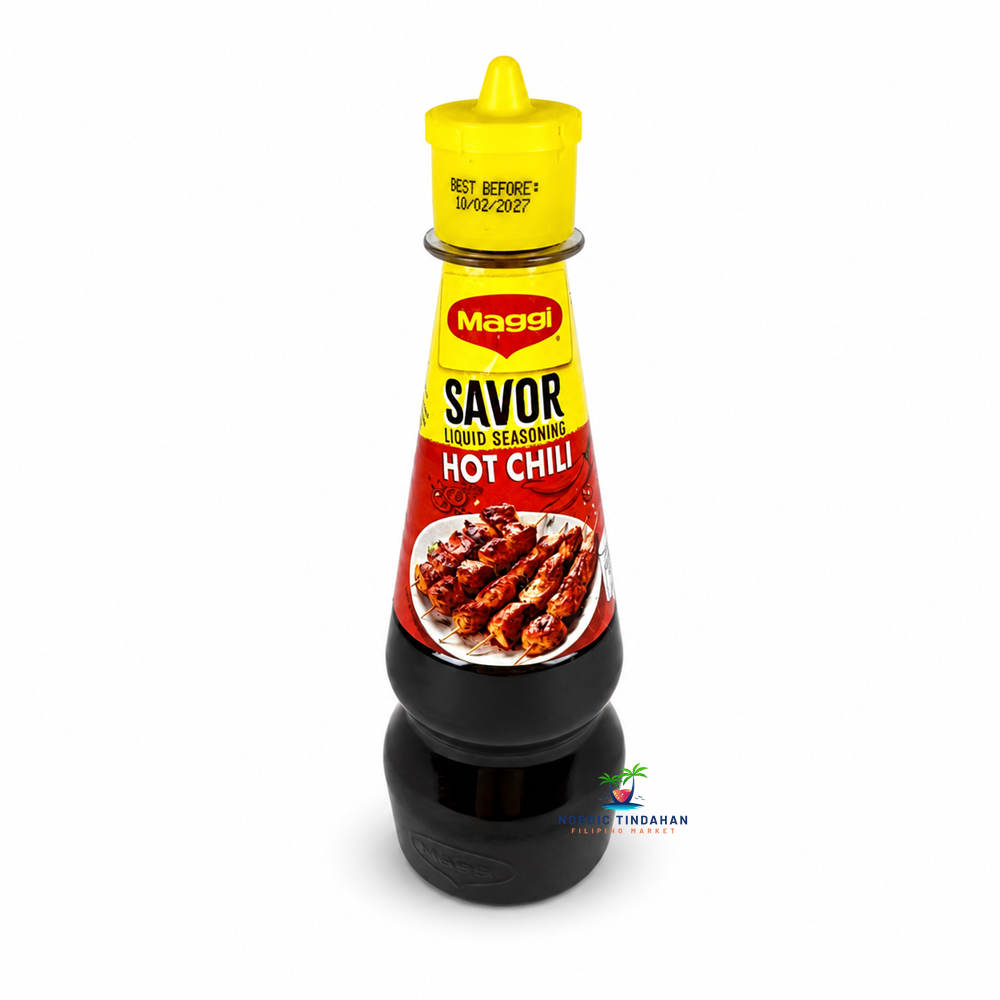 Maggi Savor Sauce Hot Chilli 130ml – spicy Filipino-style hot chili sauce for cooking and dipping