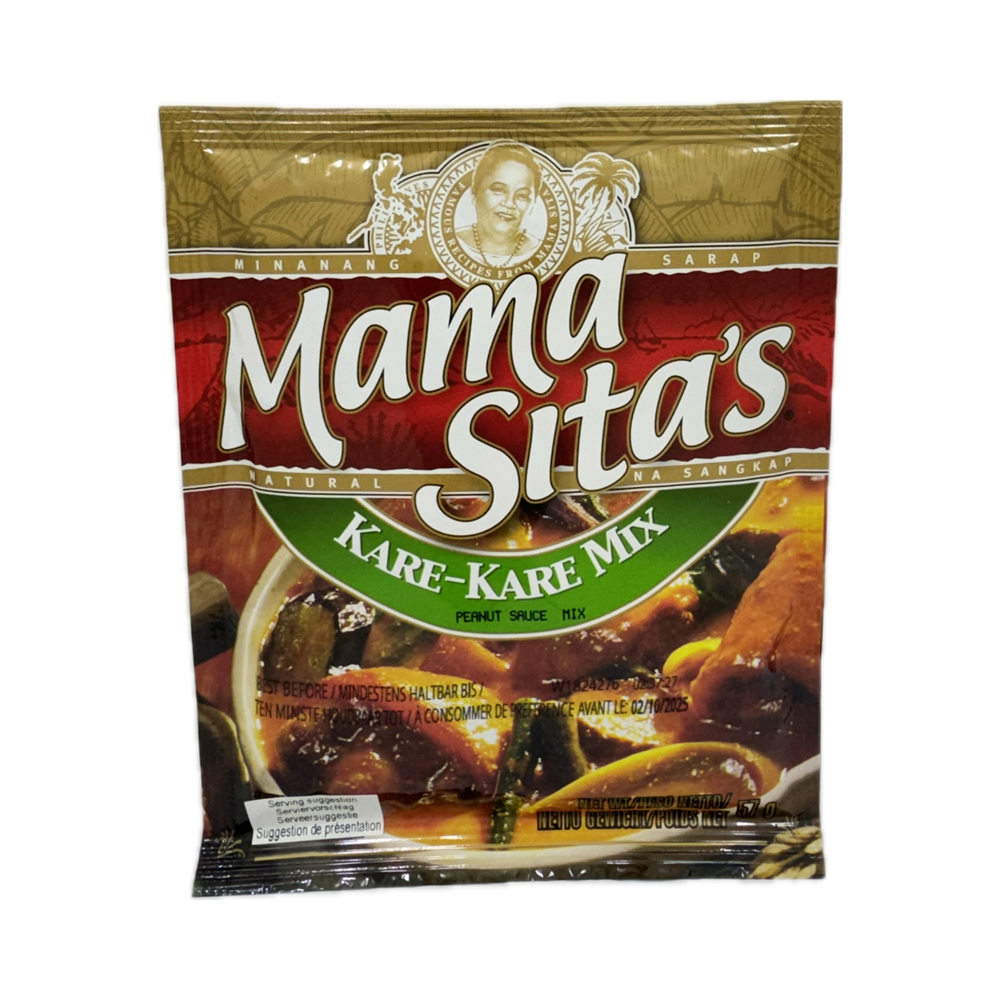 Mama Sita's Kare-Kare Mix 57g – Filipino kare-kare stew mix for authentic and rich flavors. Perfect for preparing traditional Filipino oxtail or pork stew.