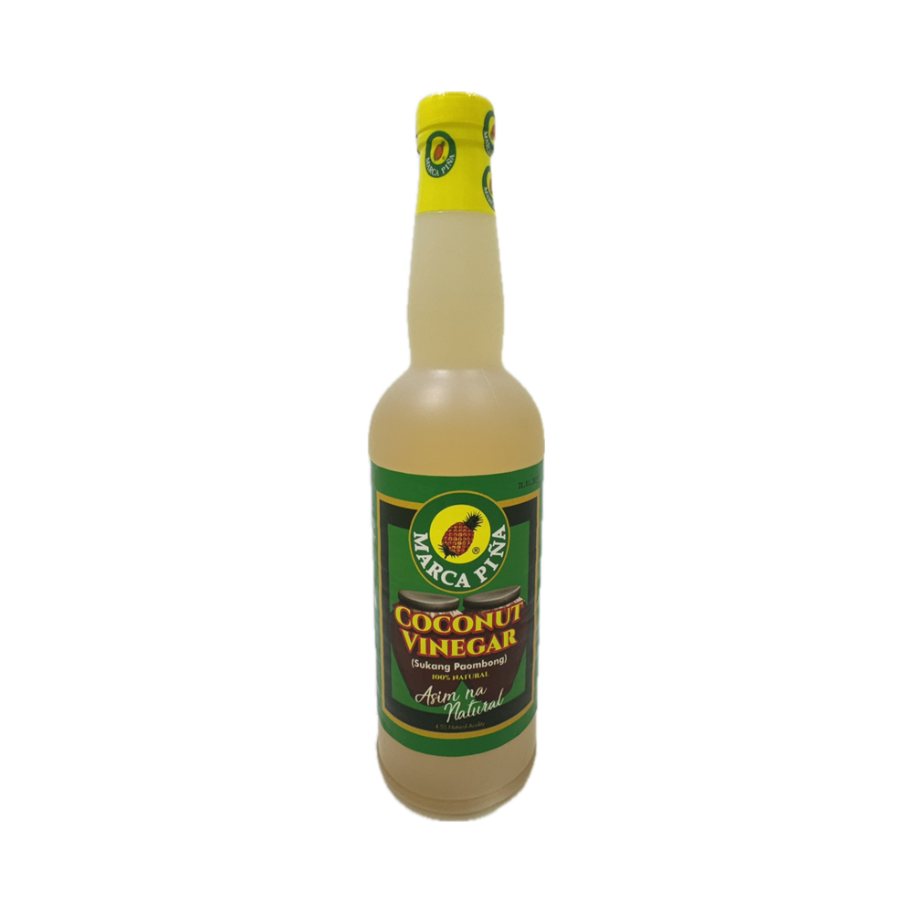Marca Piña Coconut Vinegar 750ml – A Filipino coconut vinegar with a slightly sweet and tangy flavor, ideal for Filipino dishes like Adobo.