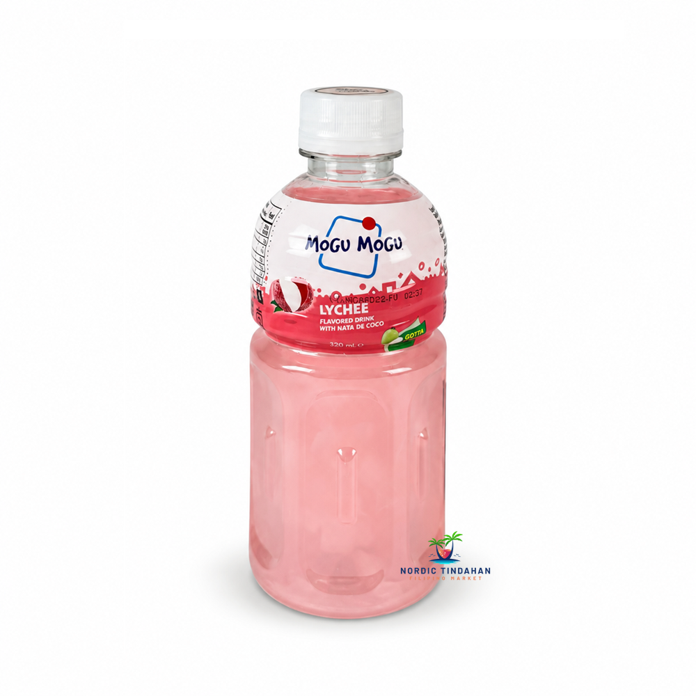 Enjoy the refreshing taste of Mogu Mogu Lychee Drink with Nata de Coco 320ml. This popular fruit beverage combines sweet lychee flavor with chewy nata de coco pieces for a fun and satisfying drinking experience. Best served chilled.