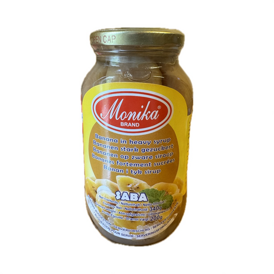 Saba (Sweet Banana) in Heavy Syrup Monika 340g