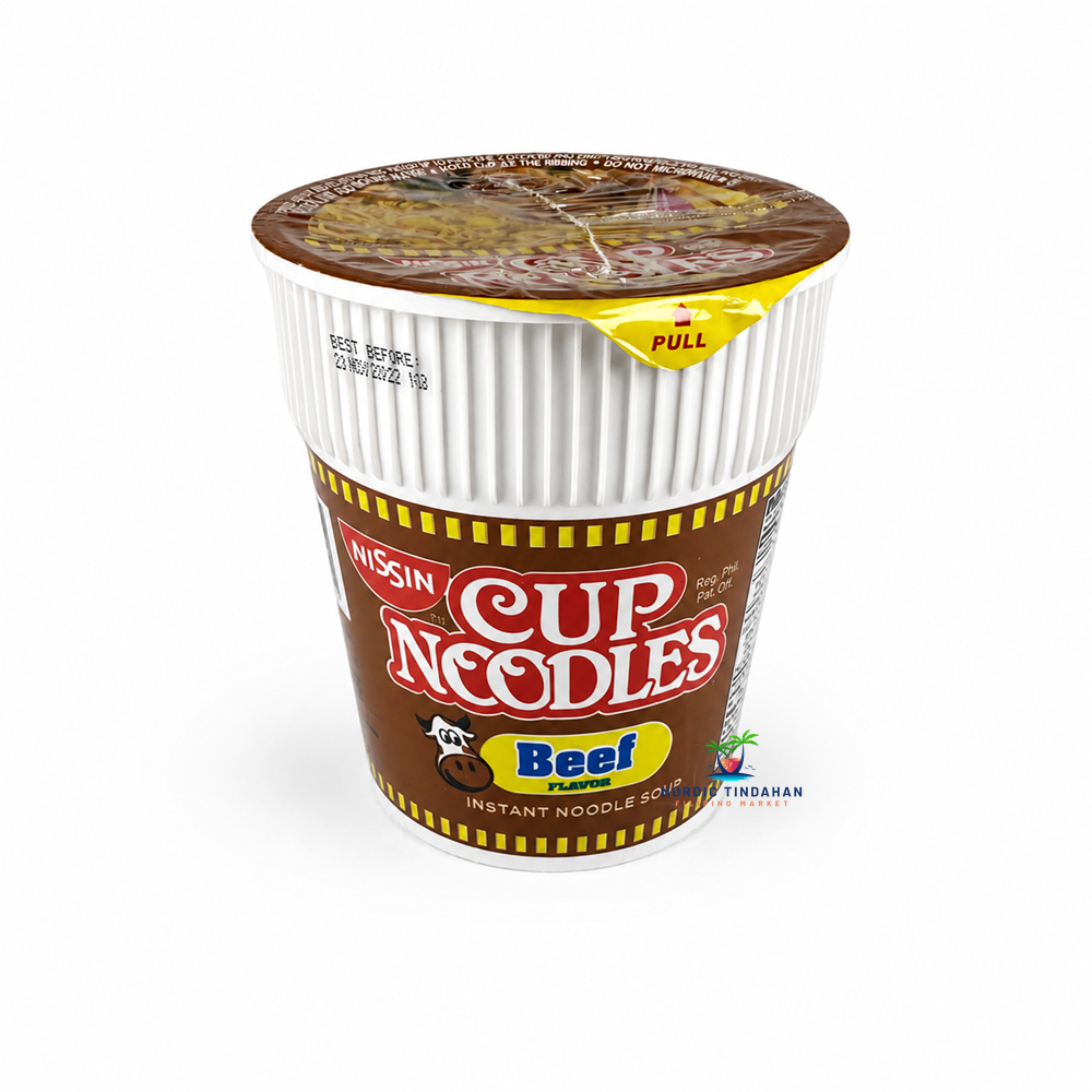 Nissin Cup Noodles Beef Flavor Instant Noodle Soup 60g