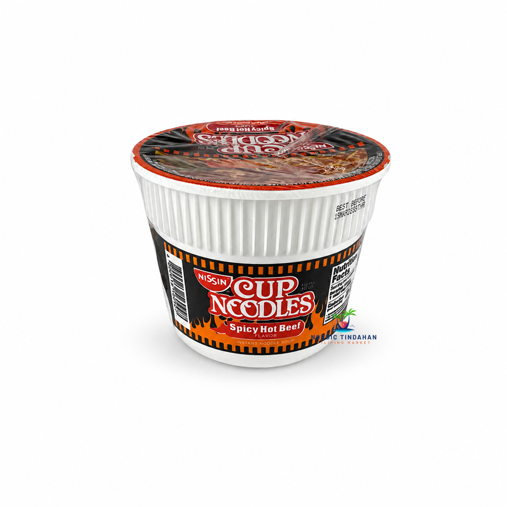 Nissin Cup Noodles Spicy Hot Beef Flavor Instant Noodle Soup 45g