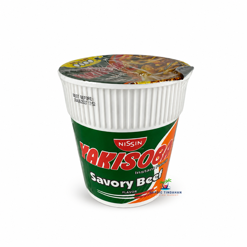 Nissin Yakisoba Savory Beef Flavor Instant Pancit 77g