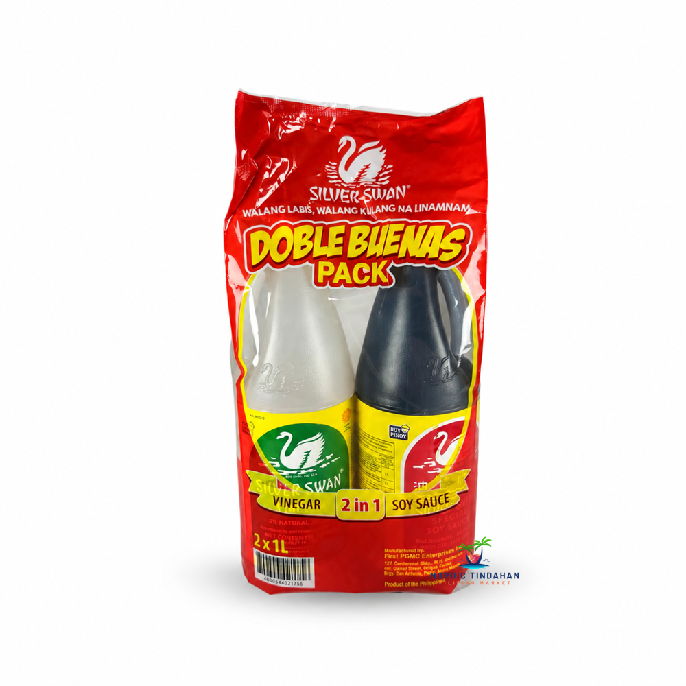 Silver Swan Value Pack Soy Sauce 1L + Vinegar 1L