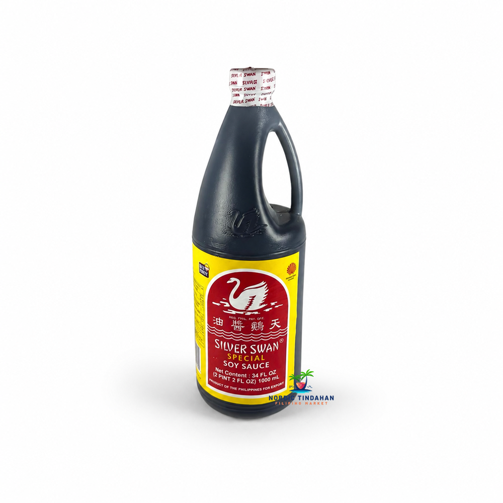 Silver Swan Special Soy Sauce 1000ml is a rich and savory Filipino soy sauce that brings authentic umami flavor to your favorite dishes. Perfect for adobo, stir-fries, marinades, dipping sauces, noodles, and everyday Asian cooking. A pantry essential for traditional Filipino and Asian recipes.