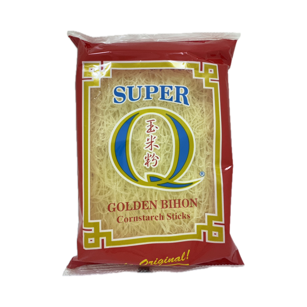 Super Q Golden Bihon Nuudelit 227g – Filipino bihon noodles with savory taste, perfect for quick meals. Available online at Nordic Tindahan Filipino market.