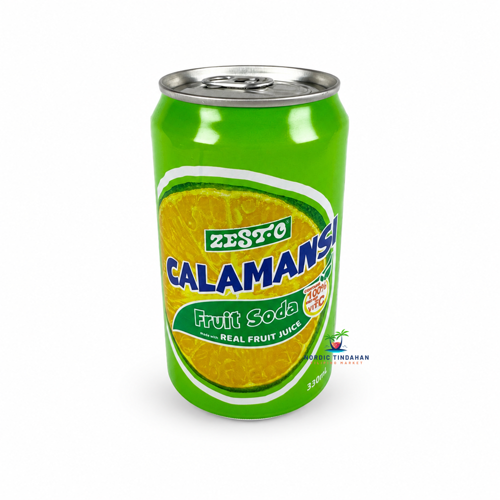 Enjoy the refreshing taste of Zest-O Calamansi Fruit Soda 330ml, a popular Filipino soft drink made with real calamansi juice. This fizzy citrus beverage delivers a sweet and tangy flavor with a refreshing sparkle, perfect for enjoying chilled on its own or alongside your favorite Filipino meals.