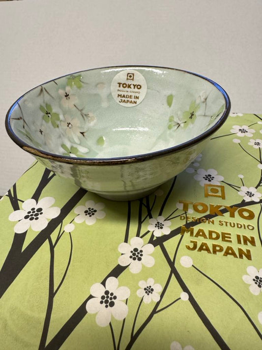 Tokyo Design Studio Mixed Bowls, Green Cosmos  Giftset (4pcs, 350ml) 1 set