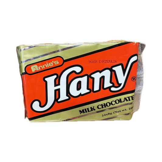 Annie's Hany Milk Chocolate 200g – smooth and creamy milk chocolate bar, perfect for chocolate lovers