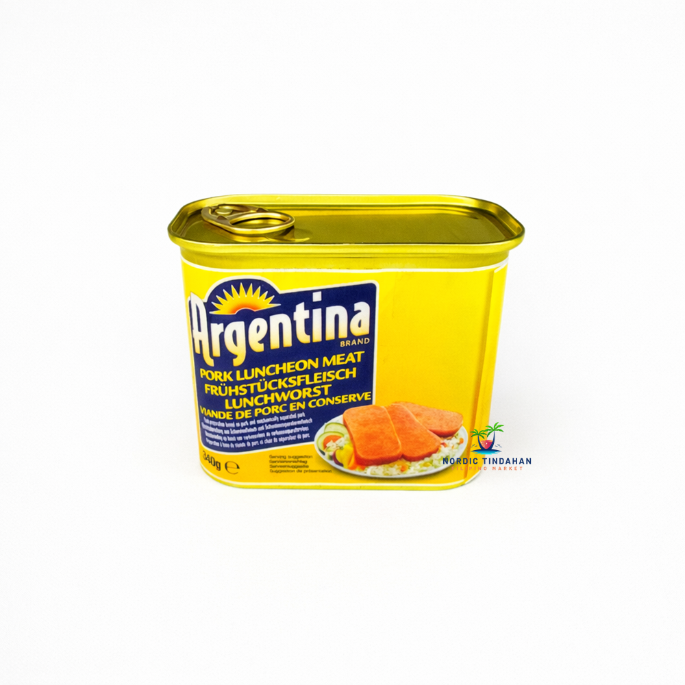 Argentina pork luncheon meat 340 g – canned pork meat product in yellow tin packaging