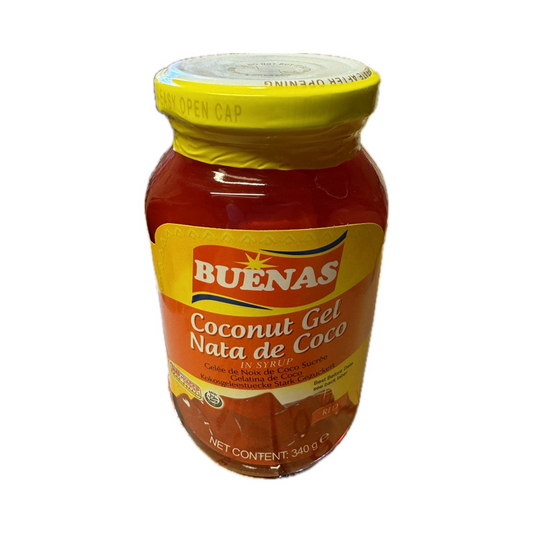 Buenas Coconut Gel Red (Nata De Coco) 340g