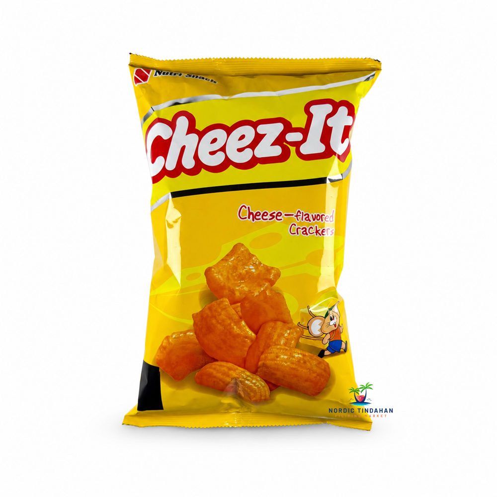 Cheez-It Cheese-Flavored Crackers are light and crispy baked cheese crackers with a rich, savory cheese taste. Perfect for snacking at home, on the go, in lunchboxes, or sharing with family and friends. A delicious crunchy snack for any time of the day.