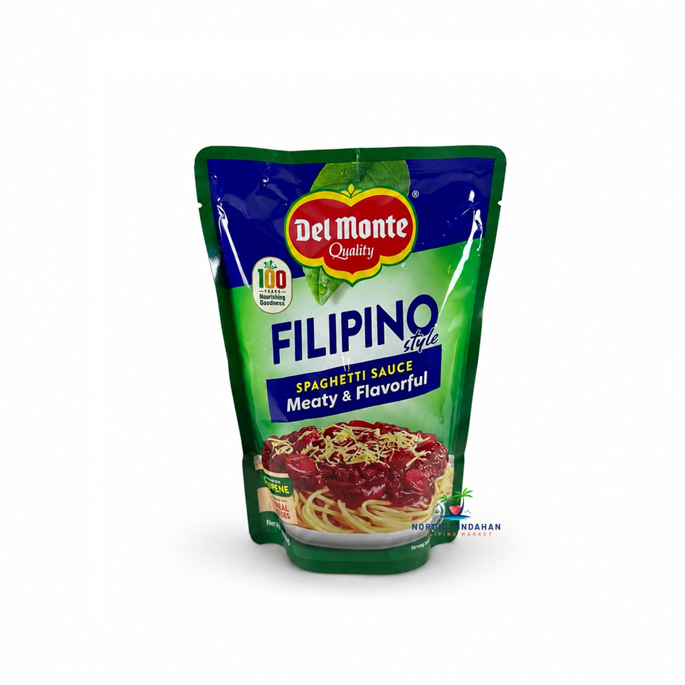 Del Monte Spaghetti Sauce Filipino Style 500g – sweet and meaty tomato-based sauce with cheese flavor, perfect for Filipino-style spaghetti dishes