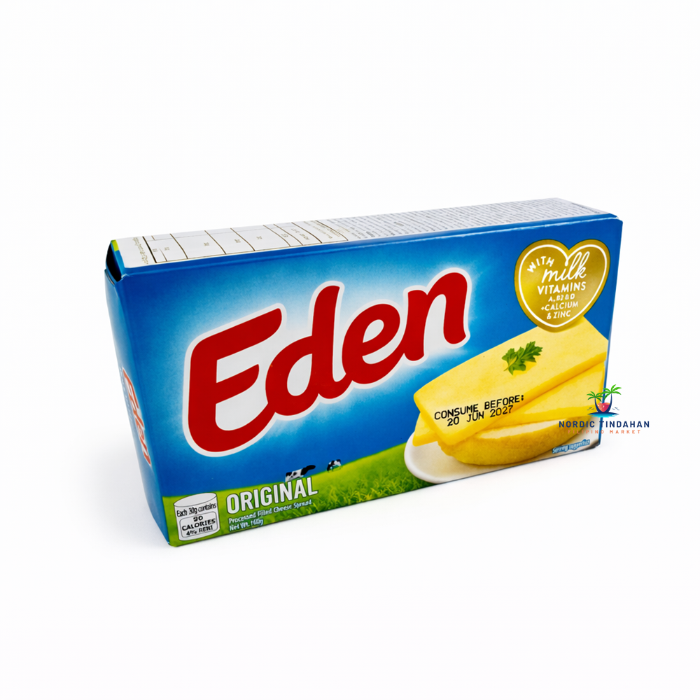 Eden Cheese 160g block, firm and creamy cheese, perfect for slicing, sandwiches, and cooking