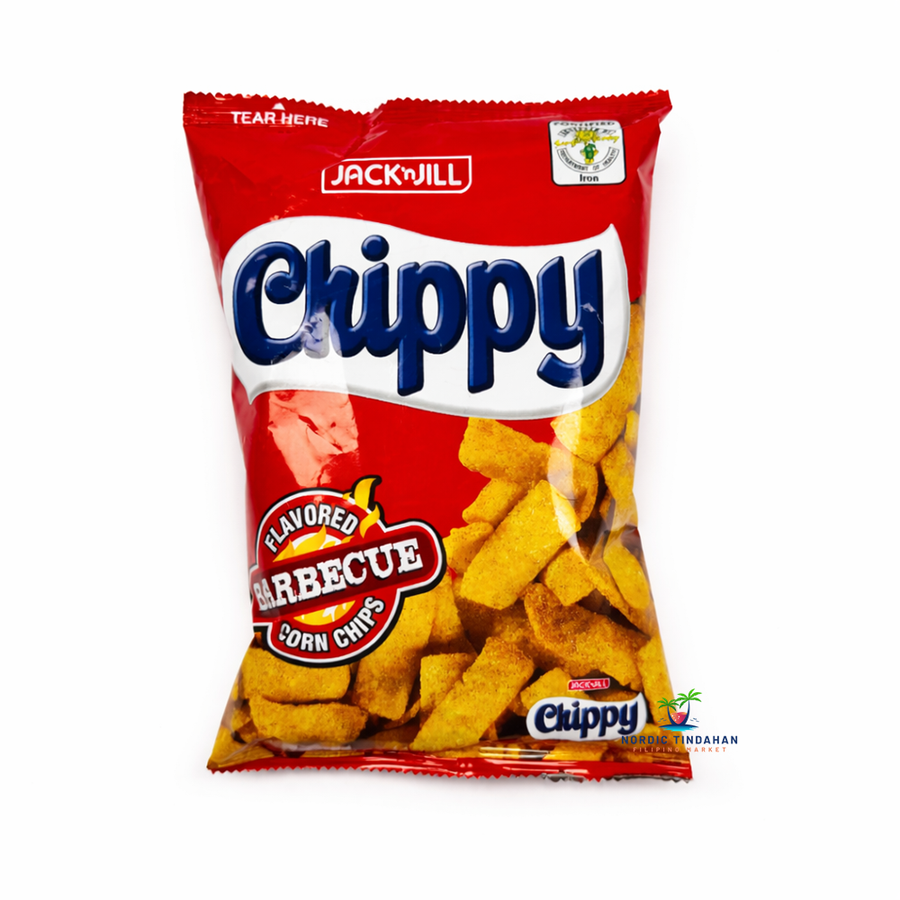 Jack ’n Jill Chippy Barbecue Flavored Corn Chips – crunchy corn chips with smoky barbecue seasoning.