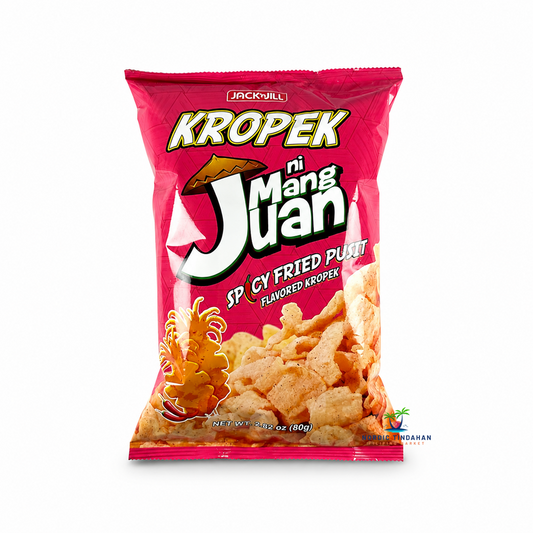 Jack 'n Jill Kropek Mang Juan Spicy Fried Pusit 80g