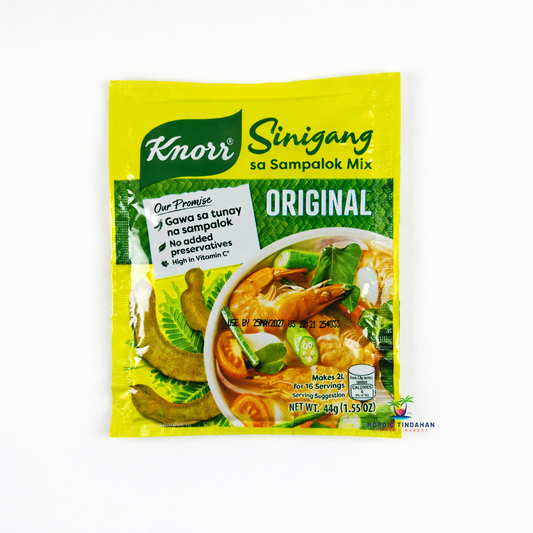 Knorr Sinigang Mix Original 44g pack, classic Filipino sour tamarind soup seasoning for authentic home-cooked dishes