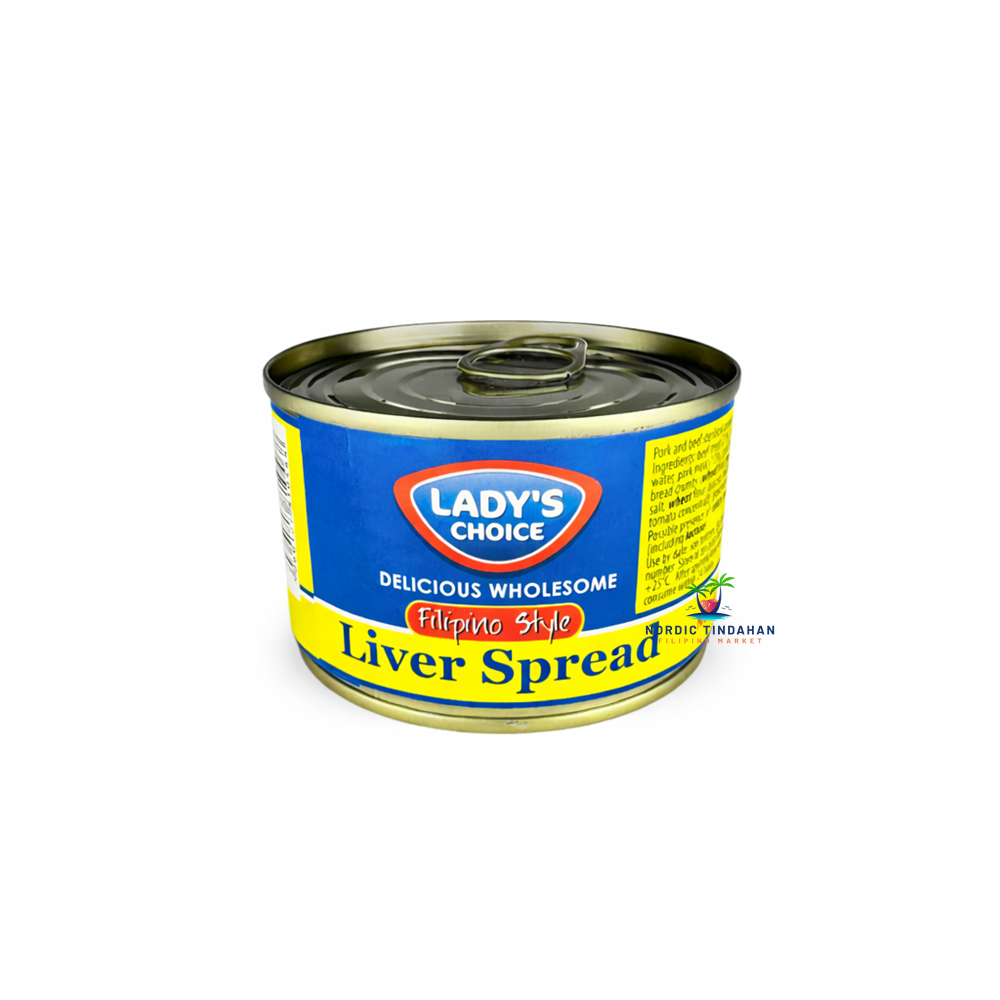 Lady’s Choice Liver Spread Pork & Beef – classic Filipino liver spread made with pork and beef, popular Pinoy market product for bread and savory dishes.