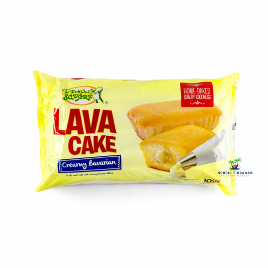 Lemon Square Lava Cake Creamy Bavarian 12x42g – soft snack cakes with smooth and creamy Bavarian-style filling.