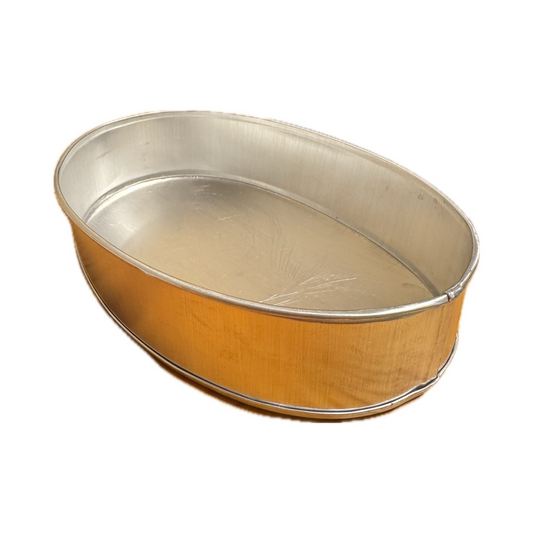 Llanera medium size 15x10.5cm aluminum mold for leche flan and traditional Filipino desserts