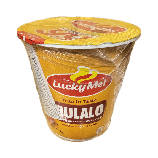 Lucky Me Supreme Bulalo Cup 70g – Filipino instant cup noodles with savory beef marrow bone broth flavor