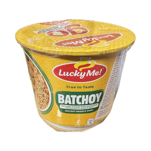 Lucky Me Supreme La Paz Batchoy Mini 40g – Filipino instant noodle soup with rich pork and garlic flavor
