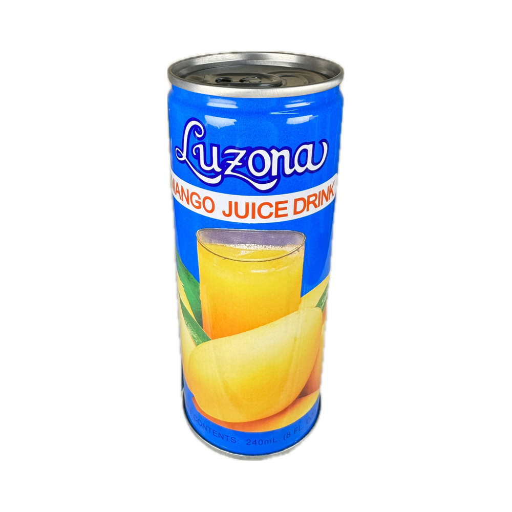 Luzona Mango Juice Drink 240ml, sweet and refreshing mango-flavored drink, perfect for quenching thirst anytime