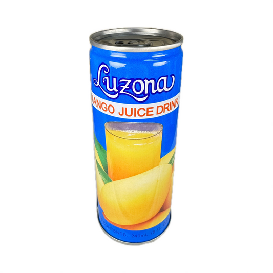 Luzona Mango Juice Drink 240ml, sweet and refreshing mango-flavored drink, perfect for quenching thirst anytime