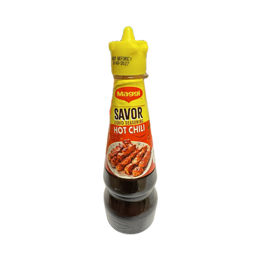 Maggi Savor Sauce Hot Chilli 130ml – spicy Filipino-style hot chili sauce for cooking and dipping