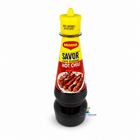 Maggi Savor Sauce Hot Chilli 130ml – spicy Filipino-style hot chili sauce for cooking and dipping