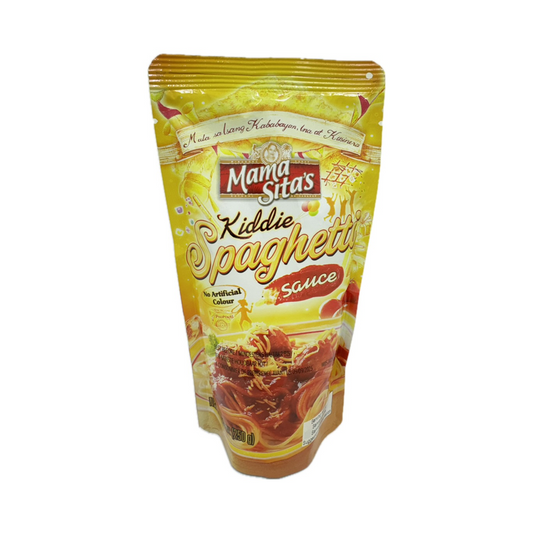 Mama Sita's Kiddie Spaghetti Sauce 250g – A sweet and flavorful spaghetti sauce crafted for children, made with fresh tomatoes and vegetables.