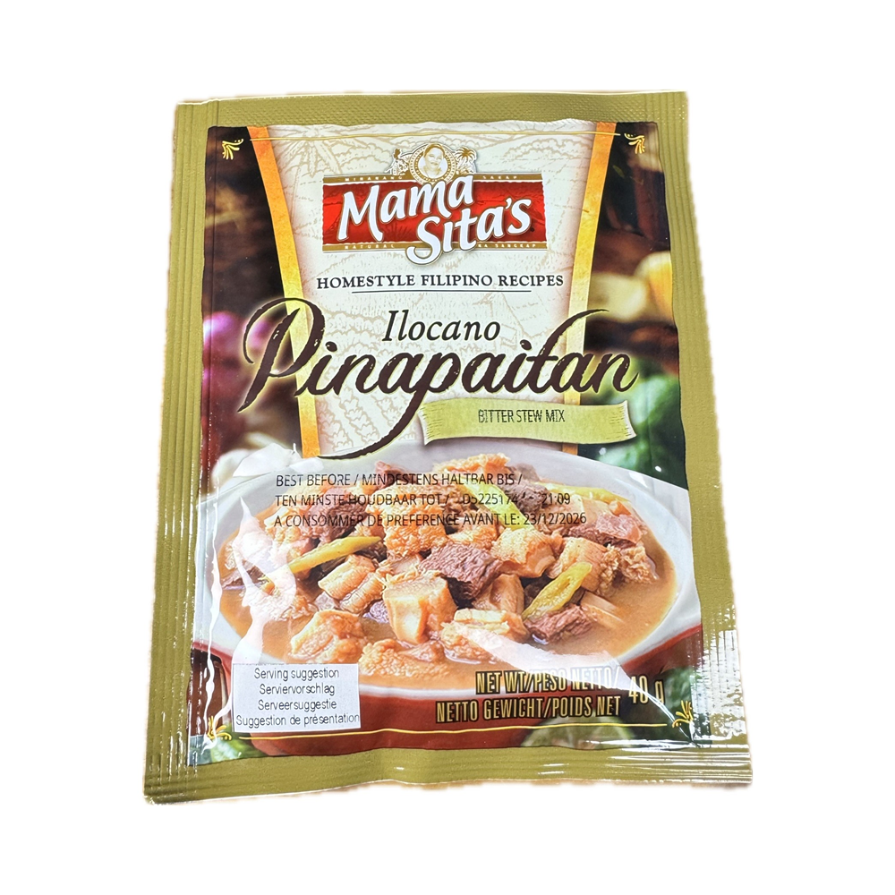Mama Sita’s Bitter Stew Seasoning Mix 40g packet, authentic Filipino seasoning for making traditional bitter stew (Pinakbet) easily
