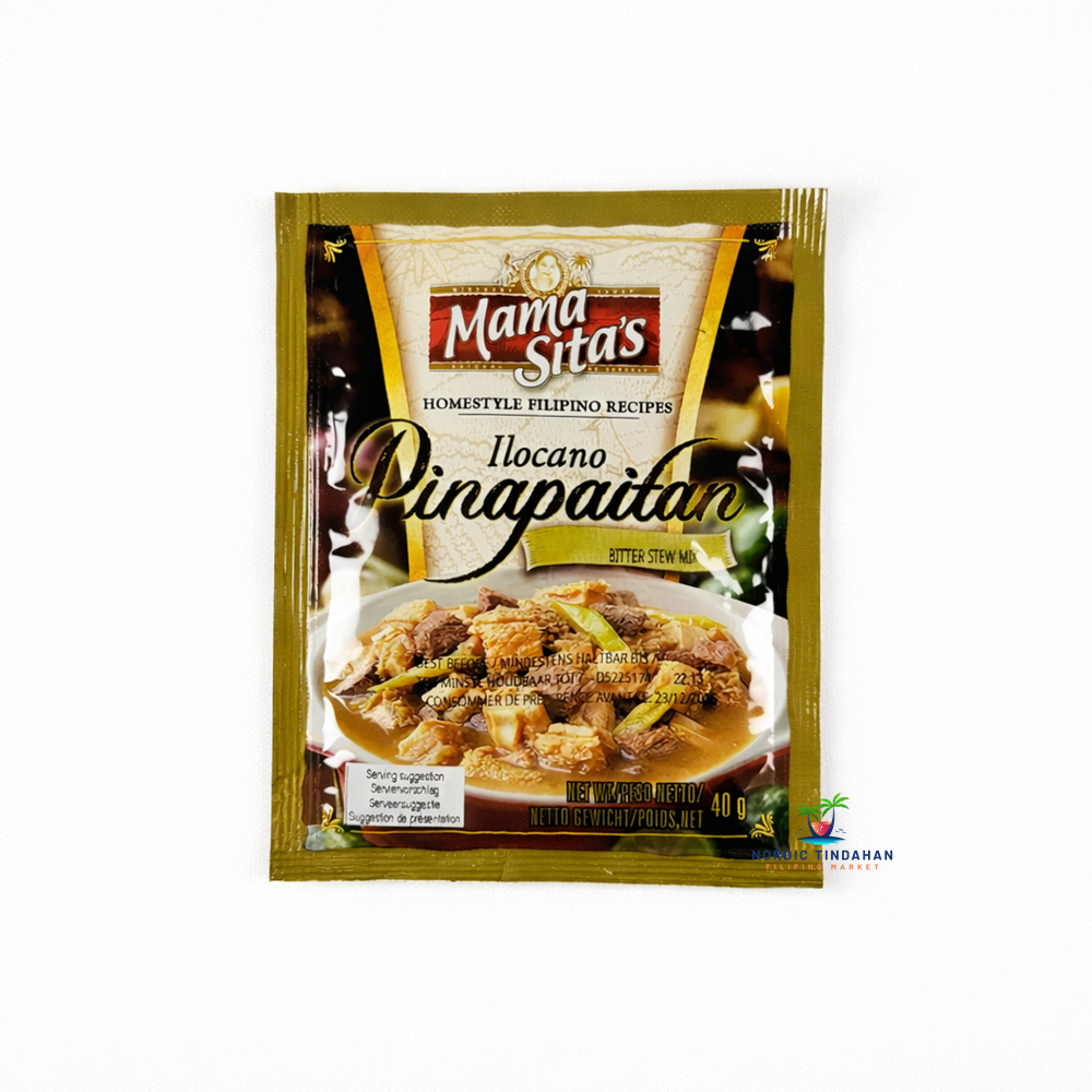 Mama Sita’s Bitter Stew Seasoning Mix 40g packet, authentic Filipino seasoning for making traditional bitter stew (Pinakbet) easily