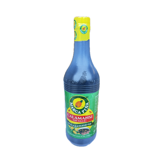 Marca Piña Calamansi Soy Sauce 1L - Filipino soy sauce blended with calamansi for a tangy citrus flavor.