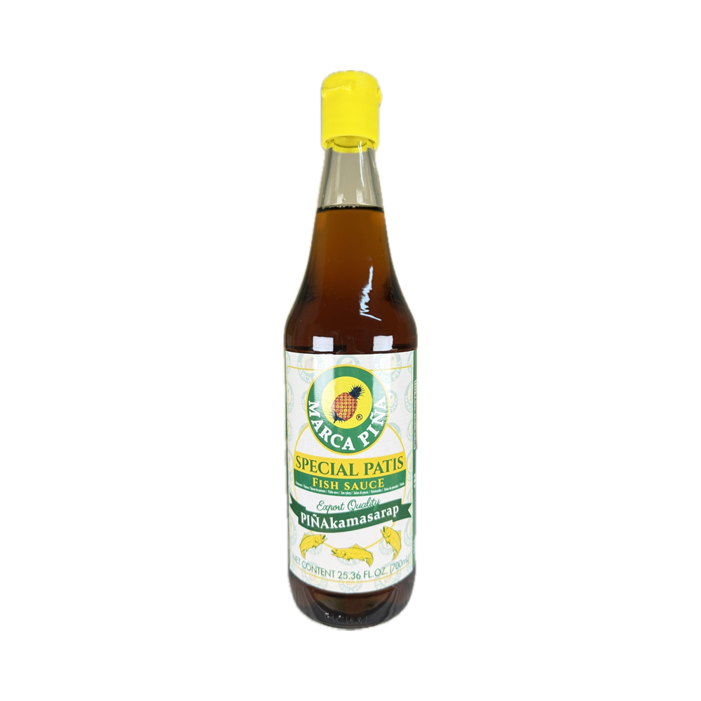 Marca Piña Special Patis Fish Sauce 700ml bottle, authentic Filipino fish sauce for cooking and seasoning traditional dishes