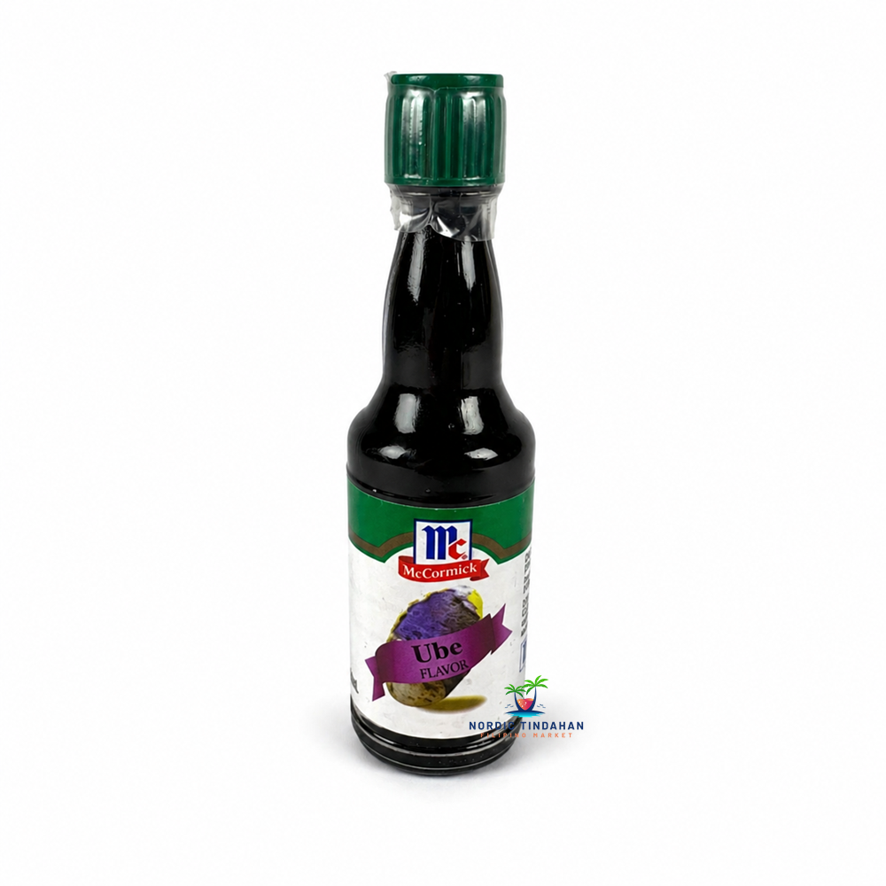 McCormick Ube Flavoring 20ml is a concentrated flavoring extract that delivers the rich, sweet, and nutty taste of ube (purple yam). Ideal for baking, desserts, beverages, and Filipino delicacies, it adds authentic color and flavor to cakes, ice cream, pastries, and more. A must-have ingredient for creating vibrant and delicious ube treats at home.