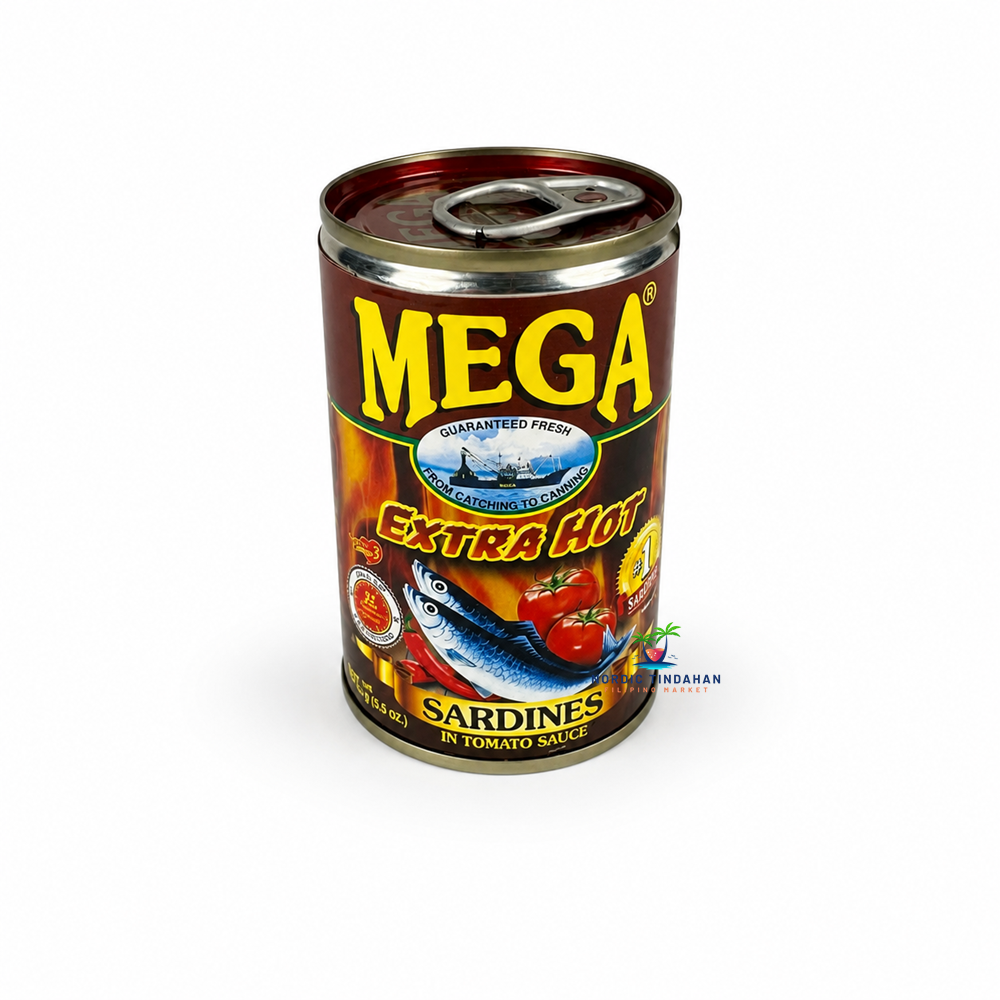Mega Extra Hot Sardines in Tomato Sauce 155g