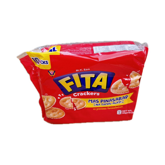 My San Fita Plain 300g - crispy and lightly salted Filipino crackers, perfect for snacking and pairing with dips.
