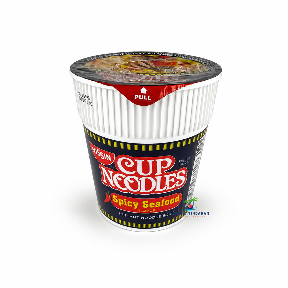 Nissin Cup Noodles Spicy Seafood Flavor Instant Noodle Soup 60g