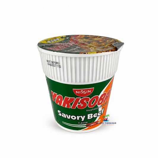 Nissin Yakisoba Savory Beef Flavor Instant Pancit 77g