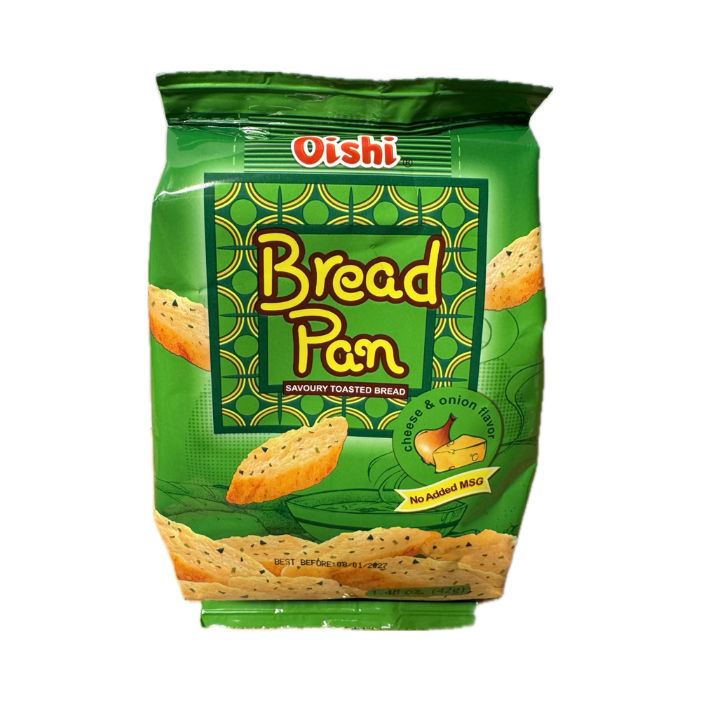 Oishi Bread Pan Savoury Toasted Cheese & Onion 42g