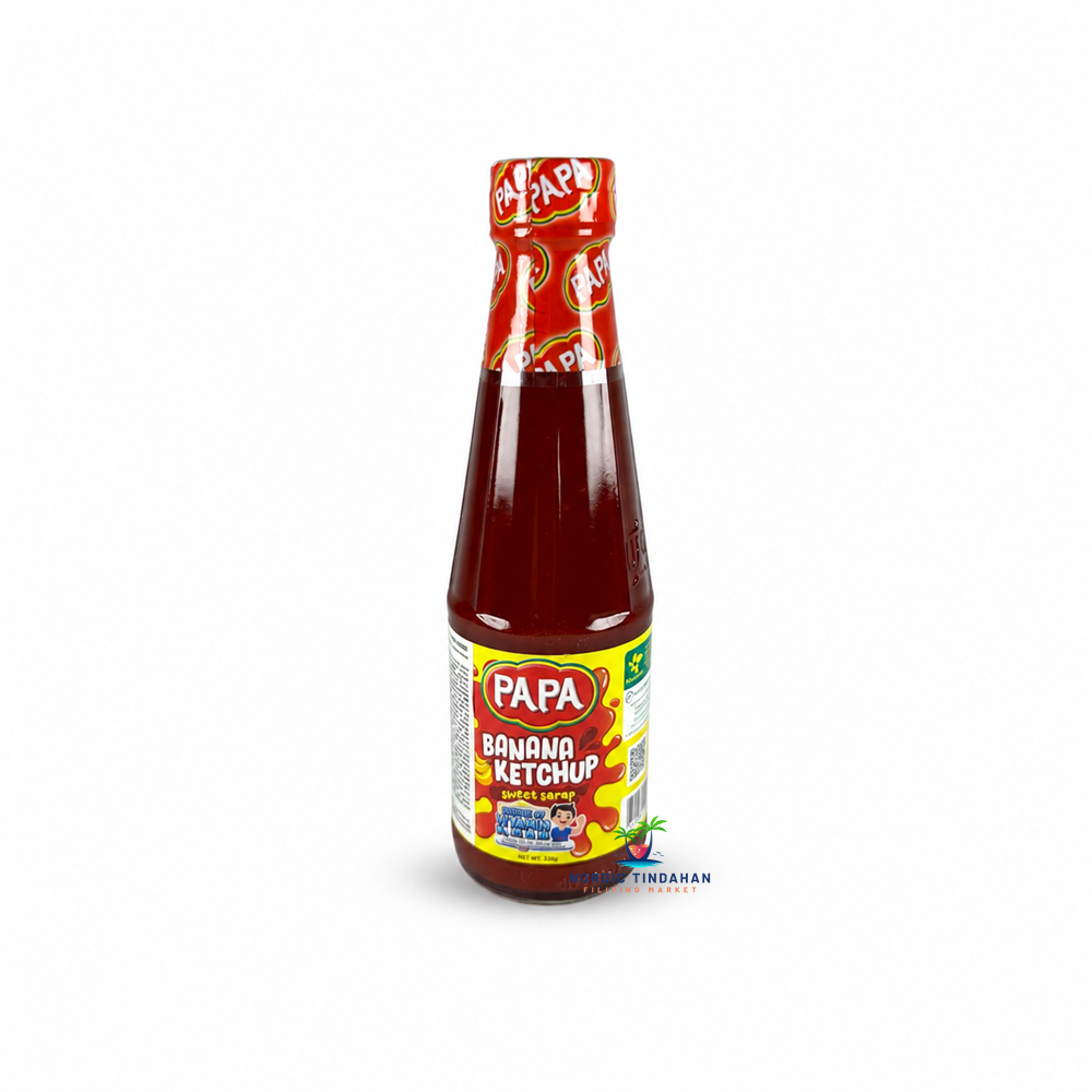 Papa Banana Ketchup Sweet Sarap is a classic Filipino banana ketchup with a sweet and savory flavor, perfect for dipping, sauces, fried foods and Filipino dishes.