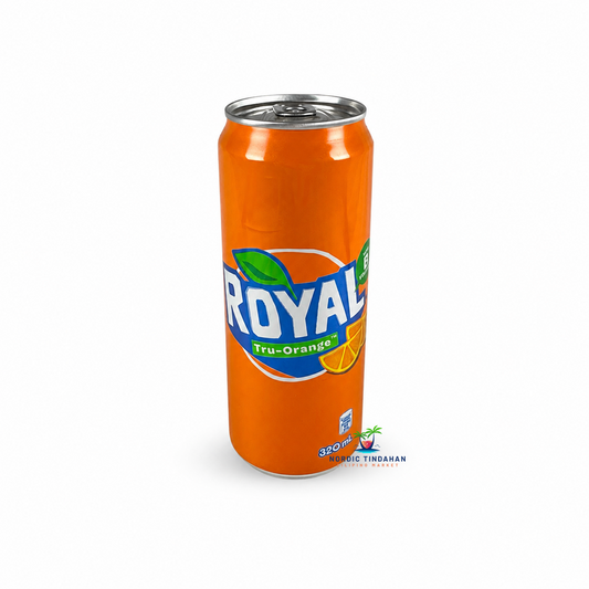 Enjoy the bold citrus taste of Royal Tru-Orange Soft Drink 320ml. This refreshing sparkling orange soda delivers a sweet and tangy orange flavor with lively carbonation, making it the perfect drink to enjoy chilled with meals, snacks, or on its own.