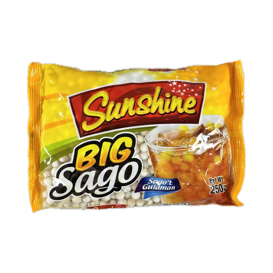 Big Sago 250g – large tapioca pearls for desserts and beverages